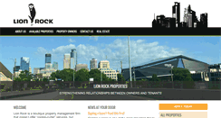 Desktop Screenshot of lionrockproperties.com