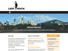 Tablet Screenshot of lionrockproperties.com